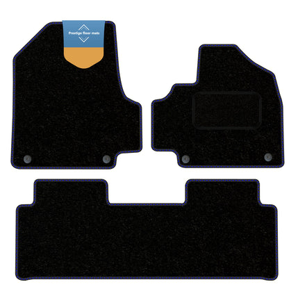 Fits Hyundai Ioniq5 Centre Console 2021-  Black Carpet with Coloured Stitch Edge