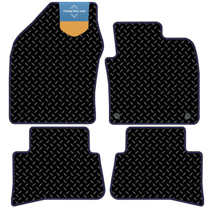 Fits Toyota CH-R CHR 2017 On Black 3mm Rubber with Coloured Stitch Edge