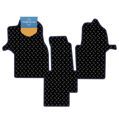 Fits Man TGE Motorhome 2017 On Black 3mm Rubber with Coloured Stitch Edge