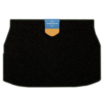 Fits Toyota CH-R CHR 2017 On Boot Mat Black Carpet with Coloured Stitch Edge