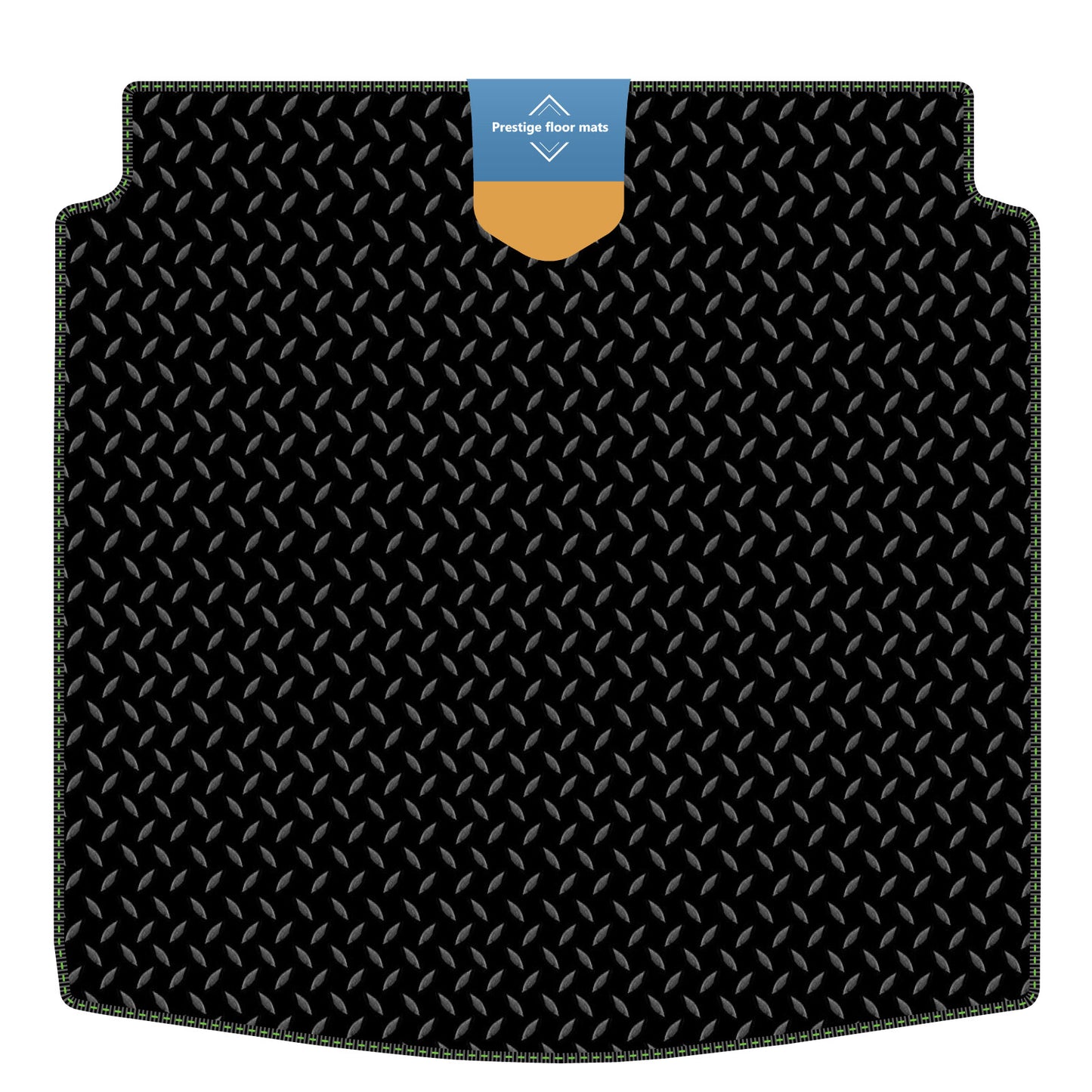Fits Audi A4 Saloon 2008-2015 Boot Mat in 3mm Rubber with Coloured Stitch Edge