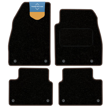 Fits Vauxhall Insignia 2013-2017 Black Carpet with Coloured Stitch Edge