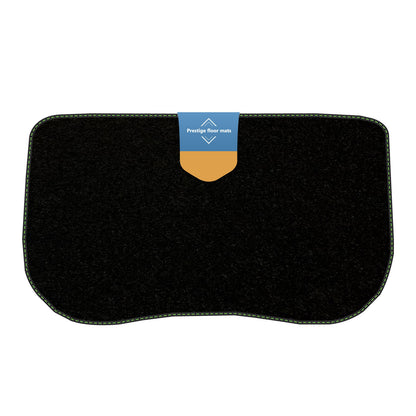 Fits Tesla 3 Trunk Mat 2017-2020 Black Carpet with Coloured Stitch Edge