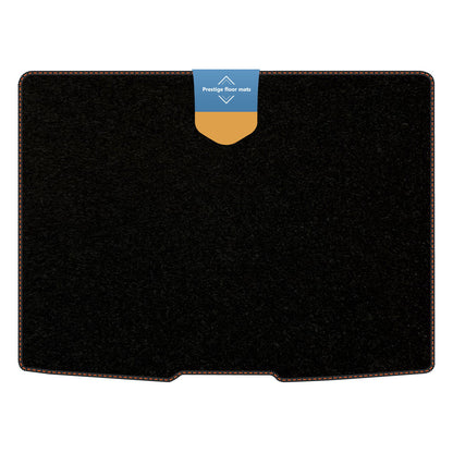 Fits Ford Focus 2018 on Hatch Upper Boot Mat in 3mm Rubber Coloured Stitch Edge