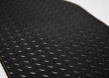 Fits Citroen Berlingo Van 2008-2018 Black 3mm Rubber with Coloured Stitch Edge