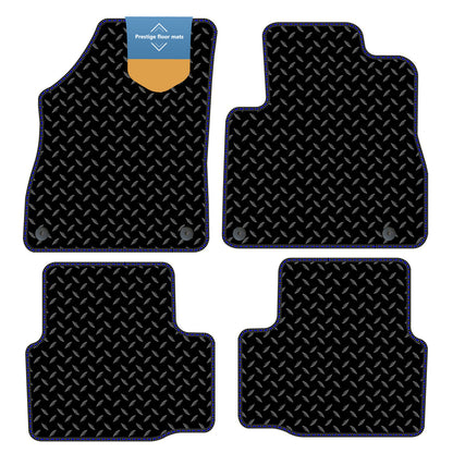 Fits Vauxhall Astra K 2015-2021 Black 3mm Rubber with Coloured Stitch Edge