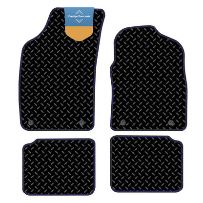 Fits Fiat 500 Hybrid 2020 on Black 3mm Rubber with Coloured Stitch Edge