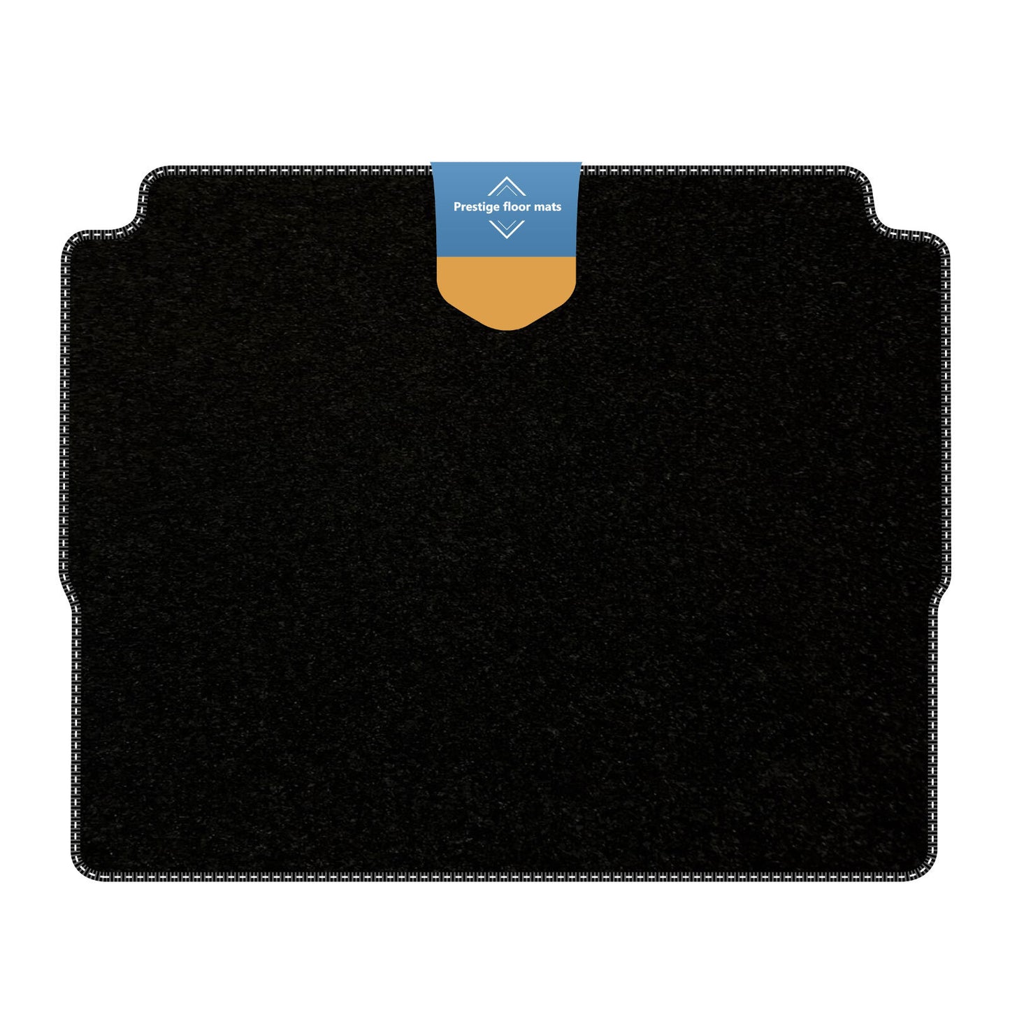 Fits Peugeot 3008 2017 On Boot Mat Black Carpet with Coloured Stitch Edge