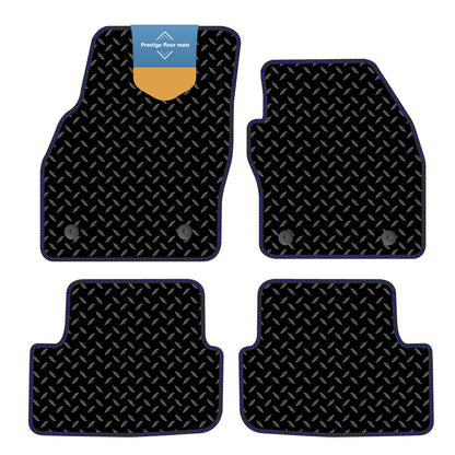 Fits Skoda Fabia 2022 on Black 3mm Rubber with Coloured Stitch Edge