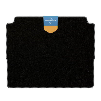 Fits Peugeot 3008 2017 On Boot Mat Black Carpet with Coloured Stitch Edge