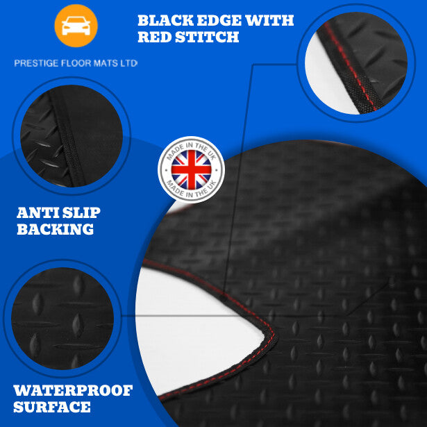 Fits BENTLEY CONTINENTAL GT 2003-2010 with clips in Fully Tailored Floor Mat Set