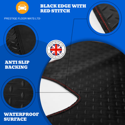 Fits BENTLEY CONTINENTAL GT 2003-2010 with clips in Fully Tailored Floor Mat Set