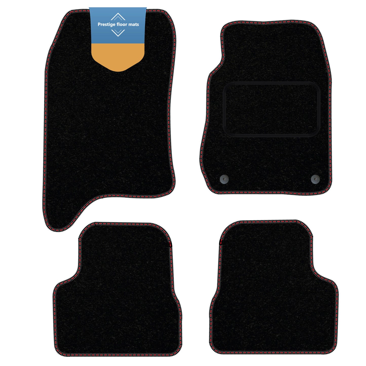 Fits Peugeot 208 Hybrid 2024 on Fully Tailored Floor Mat Set
