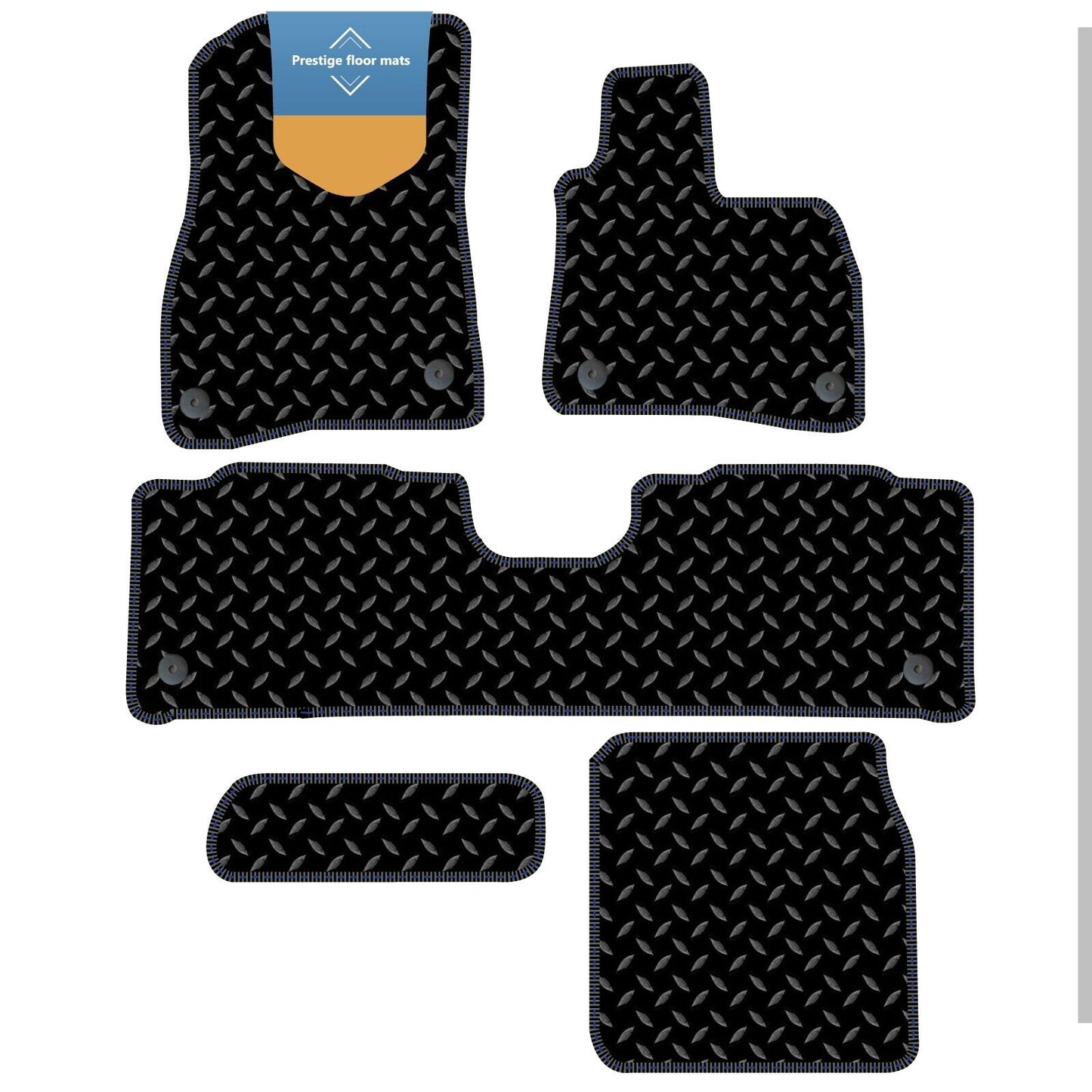 Fits Mercedes Benz EQS 7 Seater 2021 onwards Fully Tailored Floor Mat Set