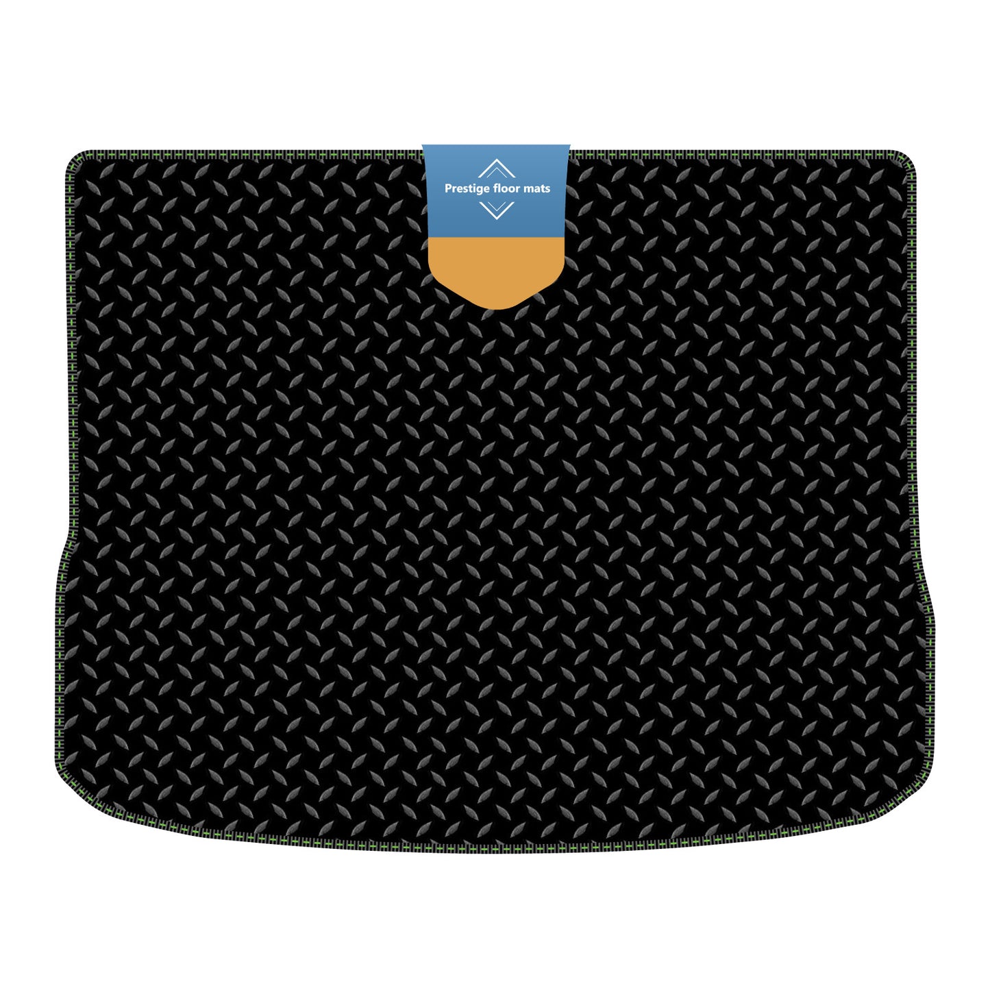 Fits Volkswagen Tiguan 2007-2016 Boot Mat in 3mm Rubber with Coloured Stitch