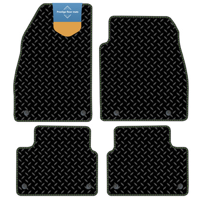 Fits Vauxhall Insignia 2013-2017 Black 3mm Rubber with Coloured Stitch Edge