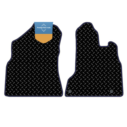 Fits Peugeot Partner 2008-2018 Black 3mm Rubber with Coloured Stitch Edge