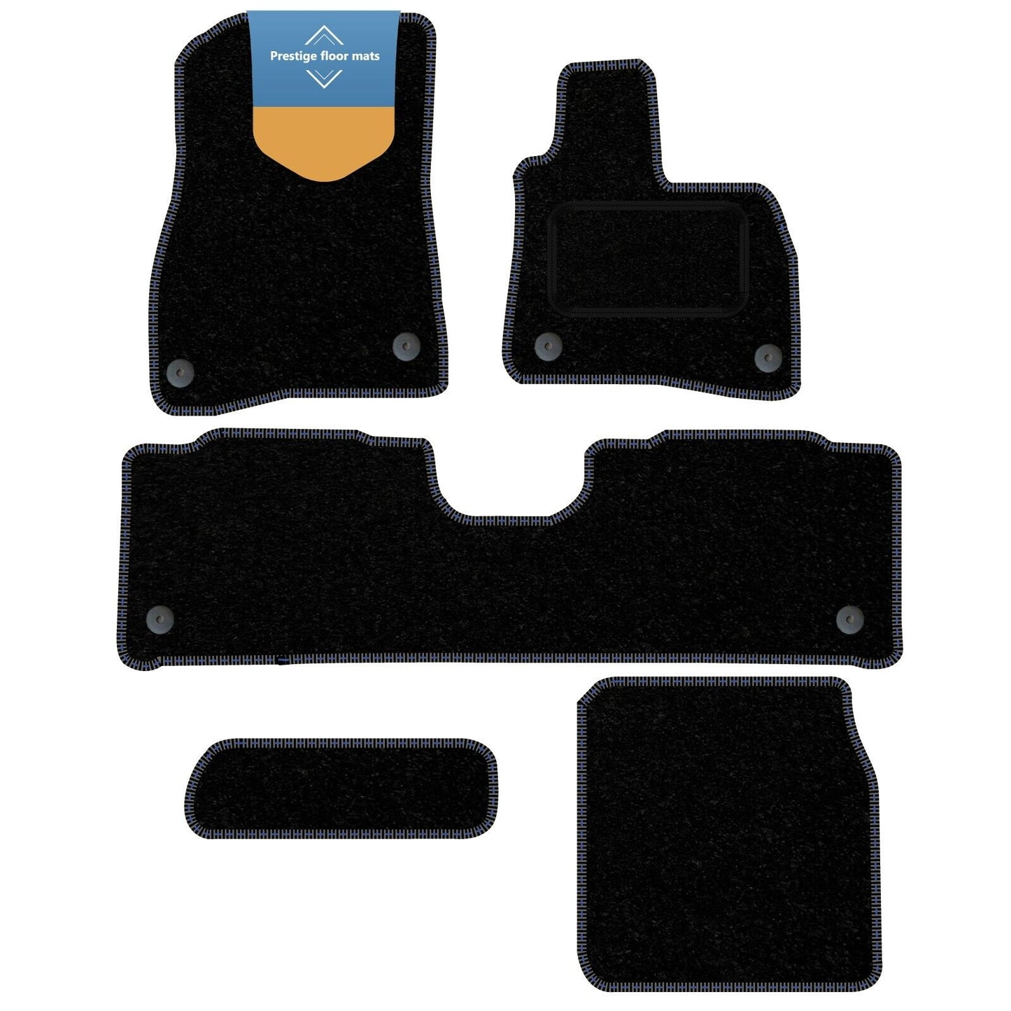 Fits Mercedes Benz EQS 7 Seater 2021 onwards Fully Tailored Floor Mat Set