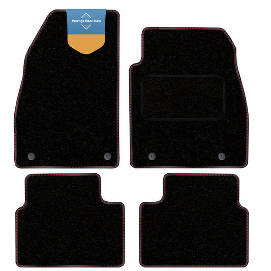 Fits Vauxhall Insignia 2008-2013 Black Carpet with Coloured Stitch Edge