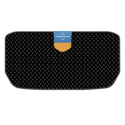 Fits Tesla Model Y 2022 on Trunk Mat Black 3mm Rubber with Coloured Stitch Edge