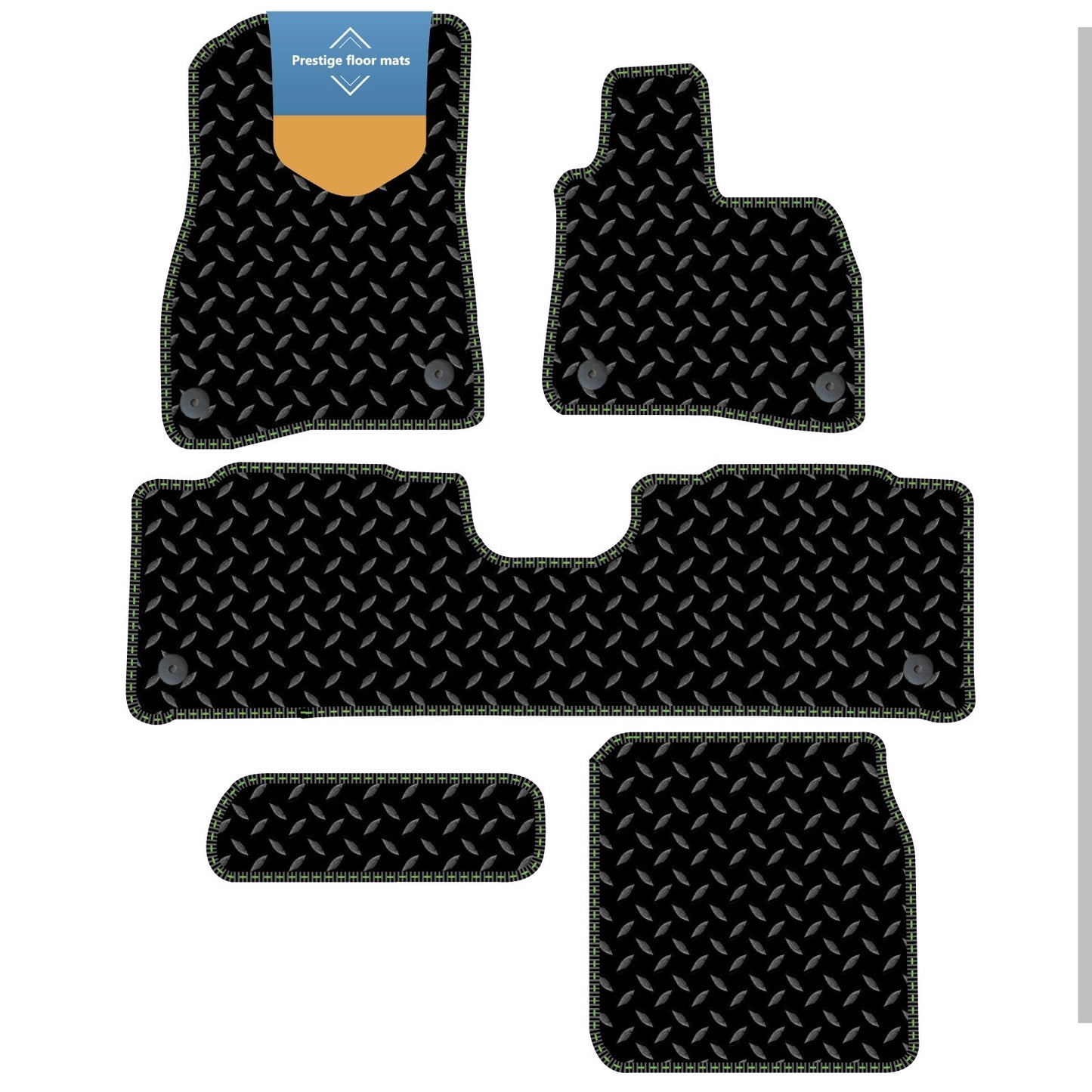Fits Mercedes Benz EQS 7 Seater 2021 onwards Fully Tailored Floor Mat Set