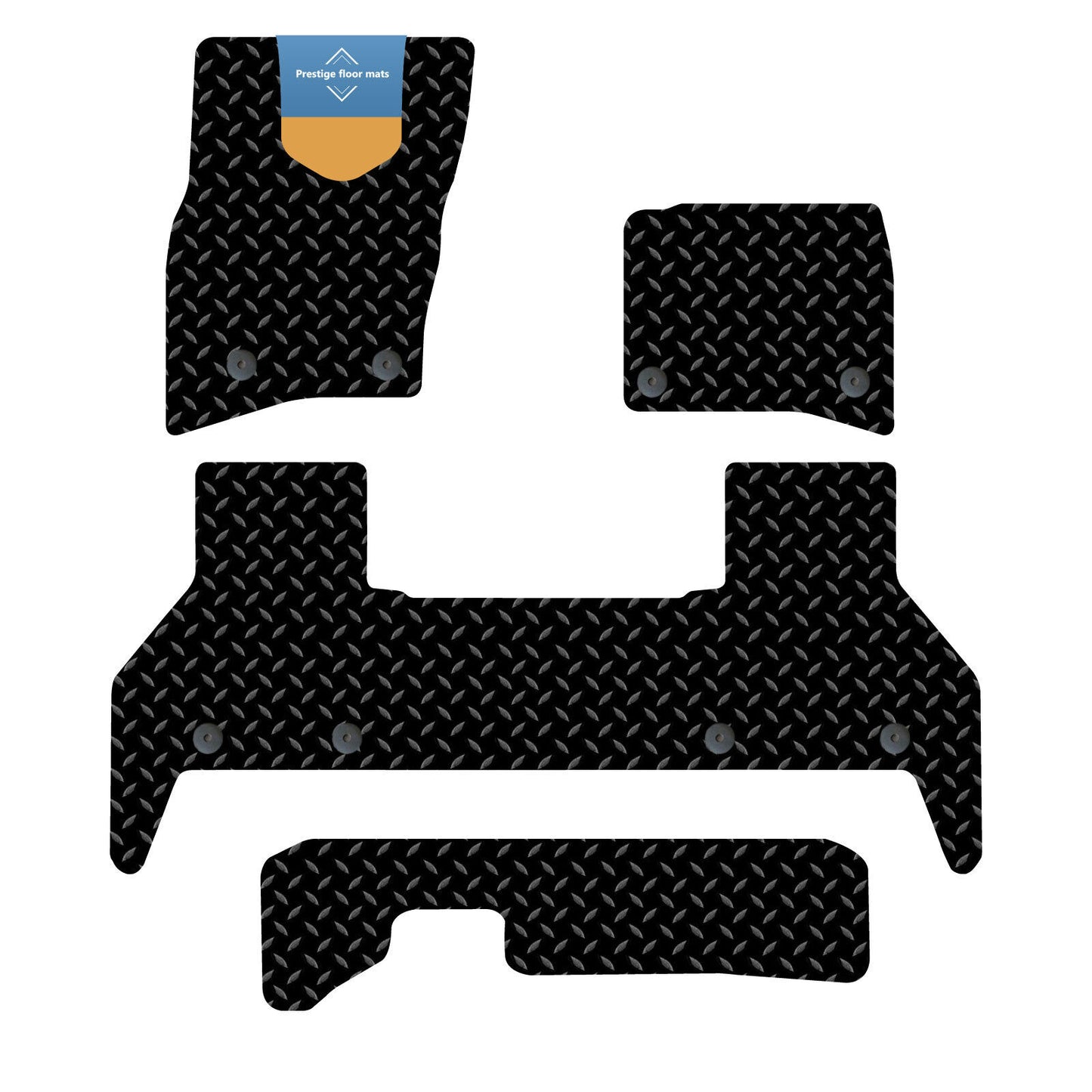 Fits Land Rover Defender 110 7 Seater 2020 on Fully Tailored Car Floor Mat