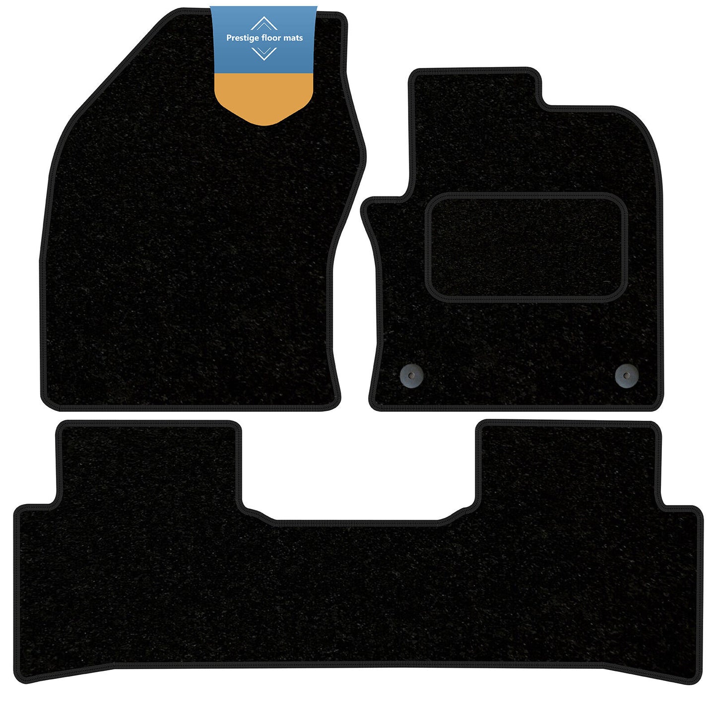 Fits Toyota Prius Hybrid 3Pce 2015 on 4rd Gen Fully Tailored Floor Mat