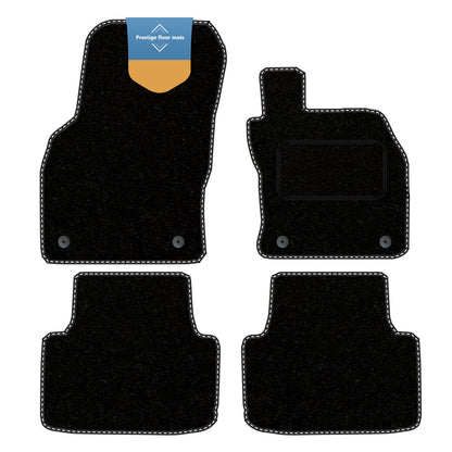 Fits Skoda Octavia 2020 on Black Carpet/Rubber with Black or Colour Stitch Edge