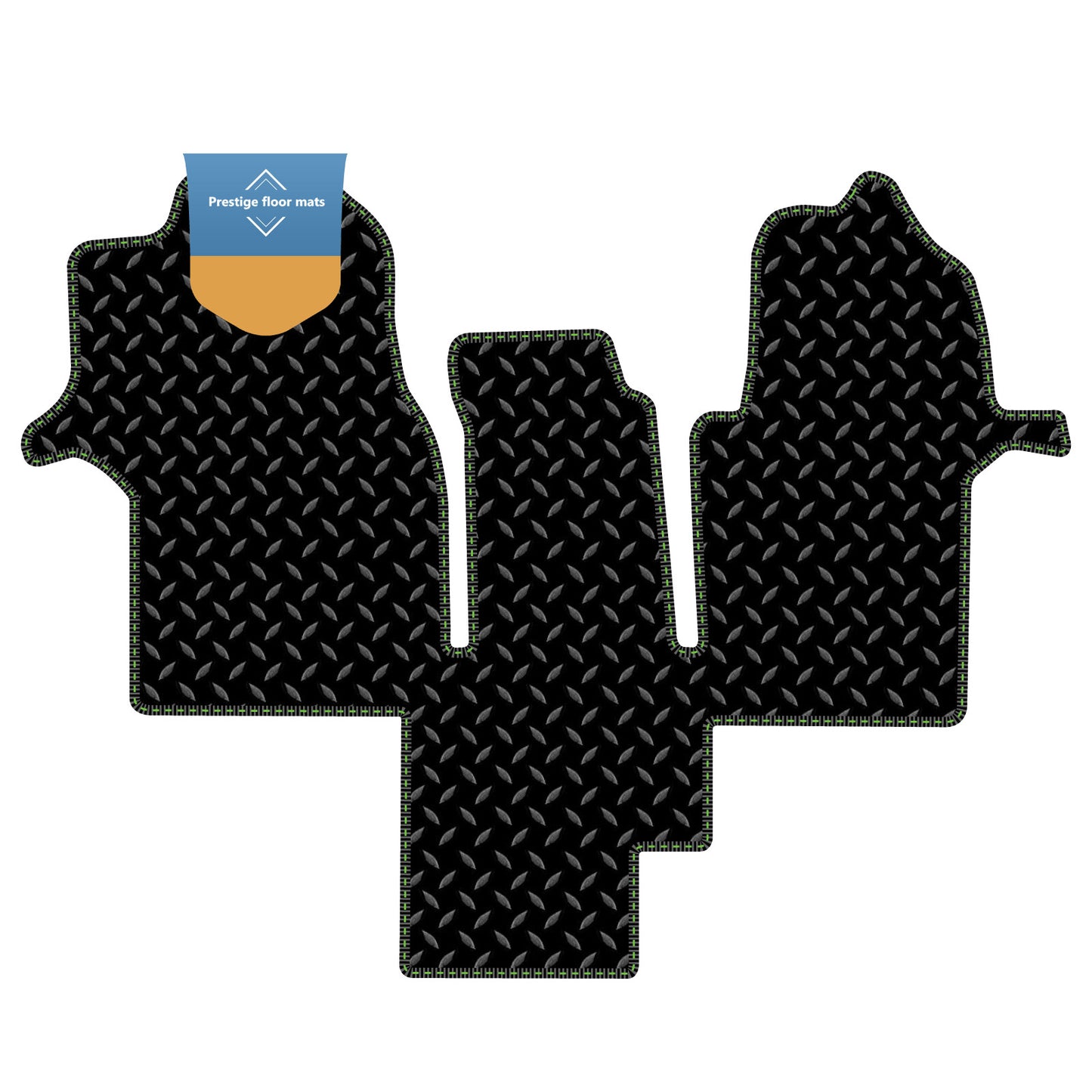 Fits Man TGE Motorhome 2017 On Black 3mm Rubber with Coloured Stitch Edge