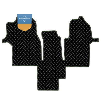 Fits Man TGE Motorhome 2017 On Black 3mm Rubber with Coloured Stitch Edge