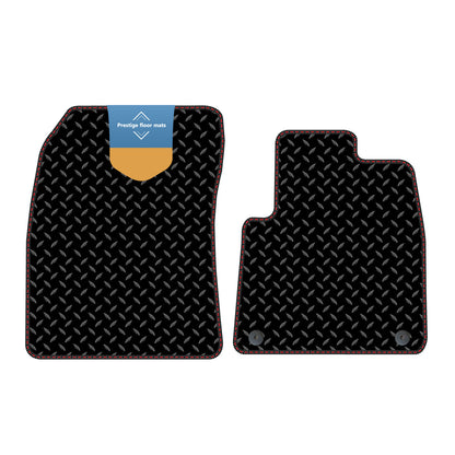 Fits Vauxhall Combo 2019 on Black 3mm Rubber with Coloured Stitch Edge