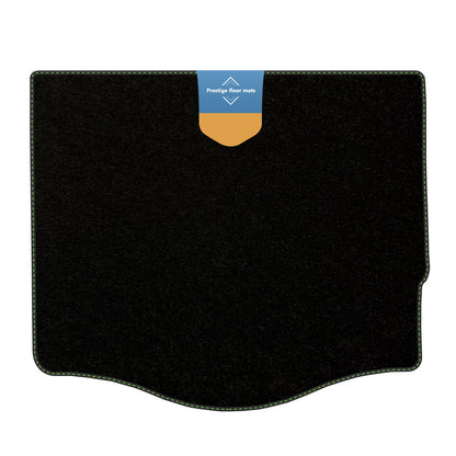 Fits Ford Focus Hatch 2011-2018 Boot Mat Black Carpet with Coloured Stitch Edge