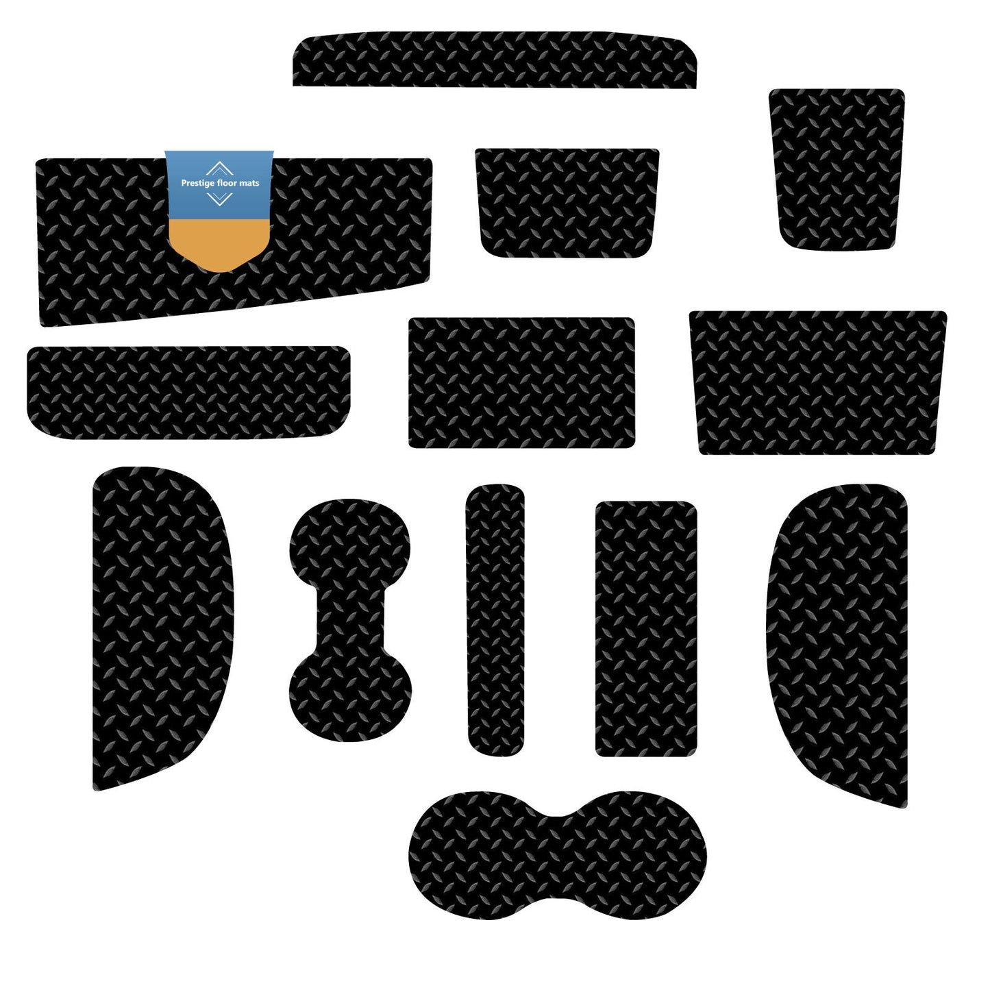 Fits Volkswagen Caddy 2004-2020 Fully Tailored Dash and Door Pocket Set