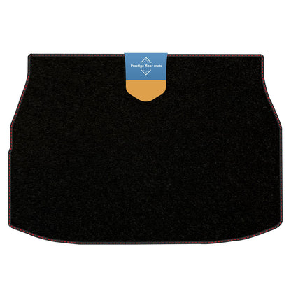 Fits Toyota CH-R CHR 2017 On Boot Mat Black Carpet with Coloured Stitch Edge