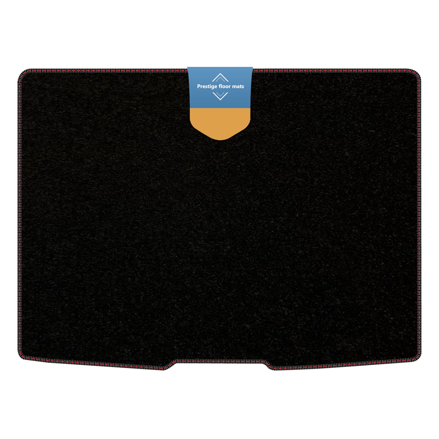 Fits Ford Focus 2018 on Hatchback Upper Boot Mat Carpet with Coloured Stitch