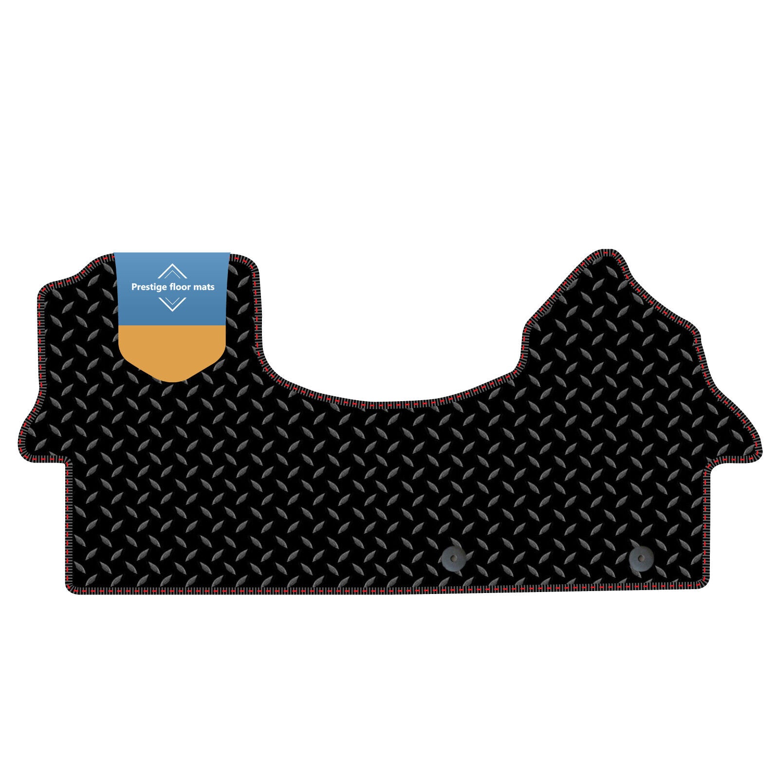 Fits Mercedes Benz Sprinter 2018 On Black 3mm Rubber with Coloured Stitch Edge