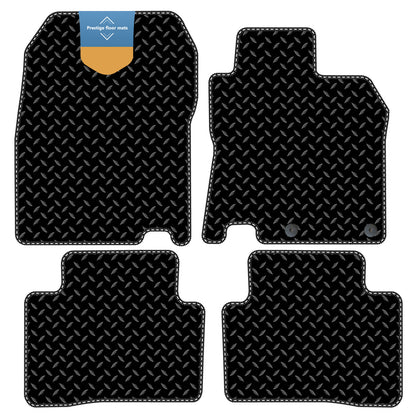 Fits Nissan Qashqai 2014-2021 Black 3mm Rubber with Coloured Stitch Edge