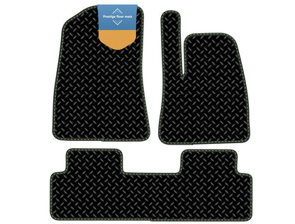 Fits Tesla 3 RHD 2017-2020 Black 3mm Rubber with Coloured Stitch Edge