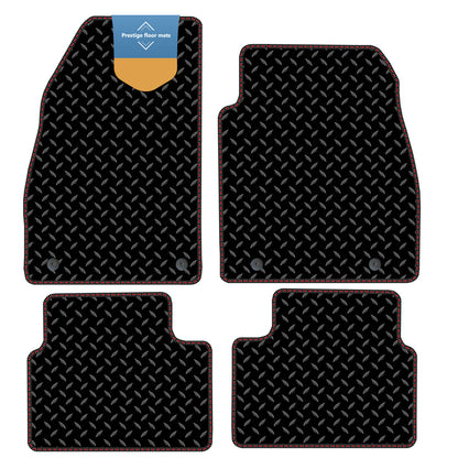 Fits Vauxhall Insignia 2008-2013 Black 3mm Rubber with Coloured Stitch Edge