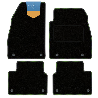 Fits Vauxhall Insignia 2013-2017 Black Carpet with Coloured Stitch Edge