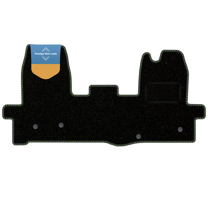 Fits Ford Transit MK8 2016 on Black Carpet with Coloured Stitch Edge