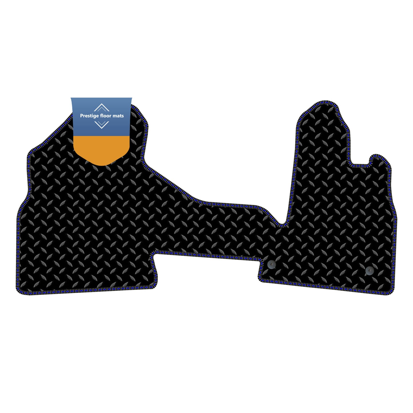 Fits Citroen Berlingo 2008-2018 Black 3mm Rubber with Coloured Stitch Edge