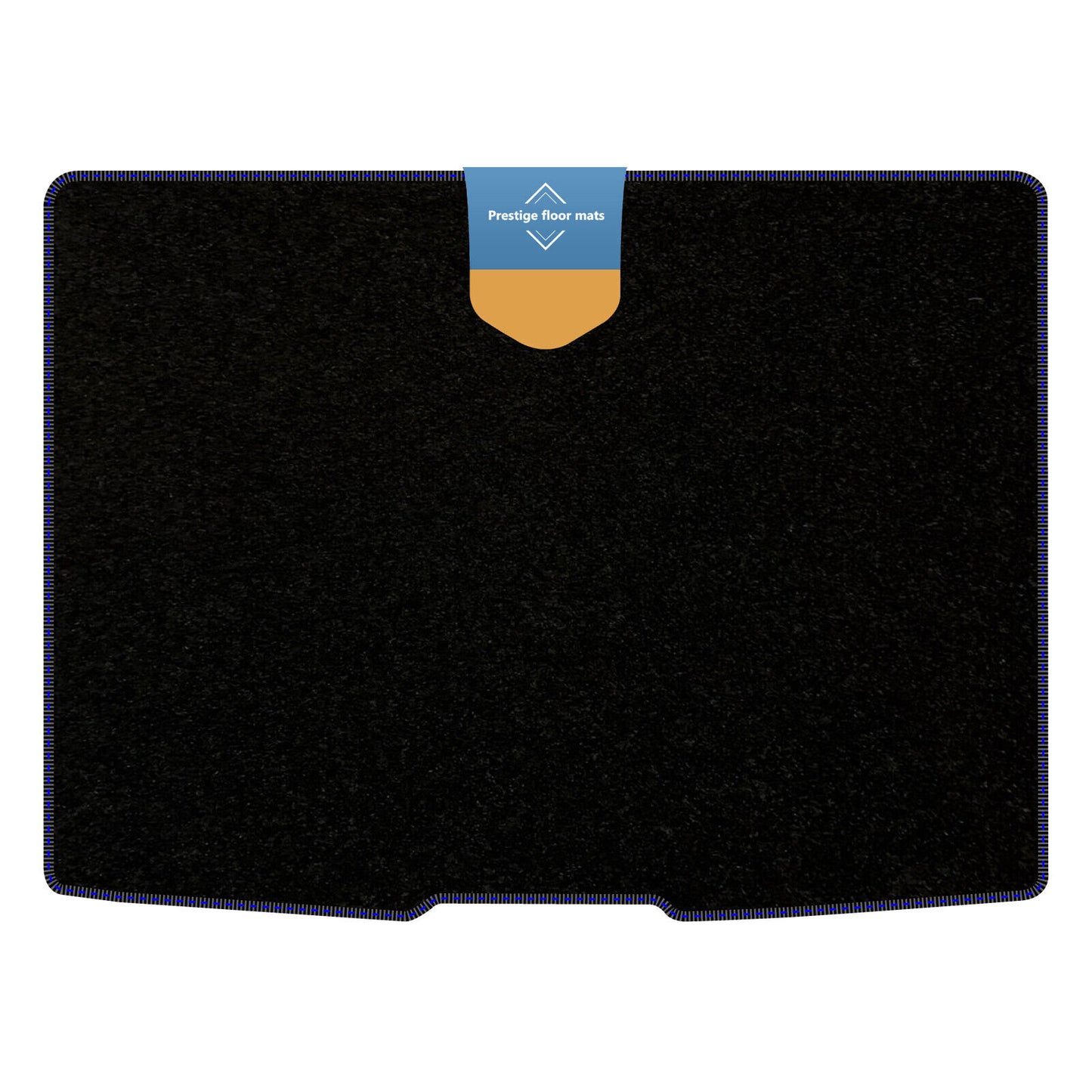 Fits Ford Focus 2018 on Hatch Upper Boot Mat in 3mm Rubber Coloured Stitch Edge