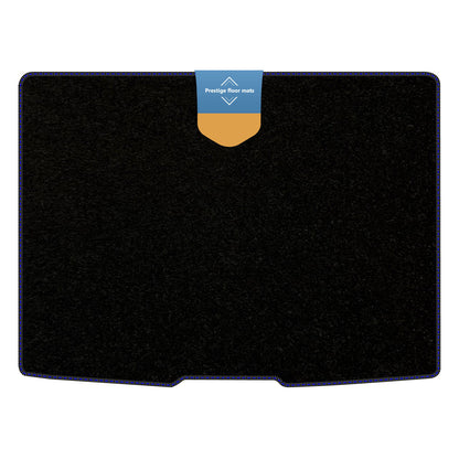 Fits Ford Focus 2018 on Hatch Upper Boot Mat in 3mm Rubber Coloured Stitch Edge