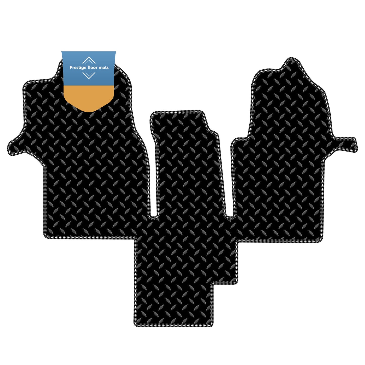 Fits Man TGE Motorhome 2017 On Black 3mm Rubber with Coloured Stitch Edge