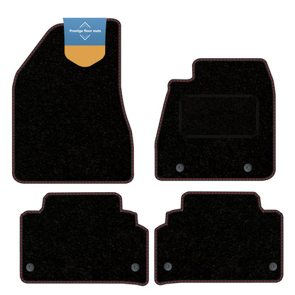 Fits Lexus RX400H 2003-2009 Black Carpet with Coloured Stitch Edge
