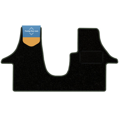 Fits Volkswagen T6 2015-2020 Facelift Black Carpet with Coloured Stitch Edge
