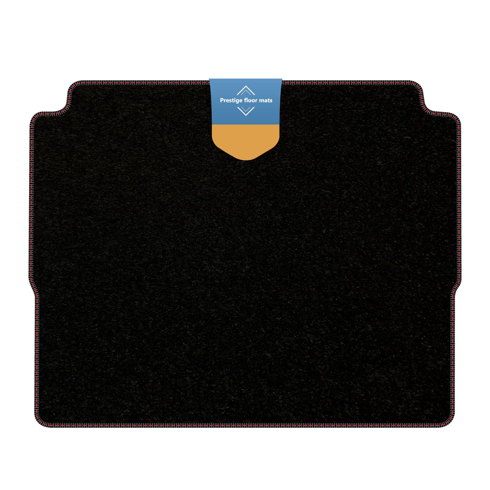 Fits Peugeot 3008 2017 On Boot Mat Black Carpet with Coloured Stitch Edge