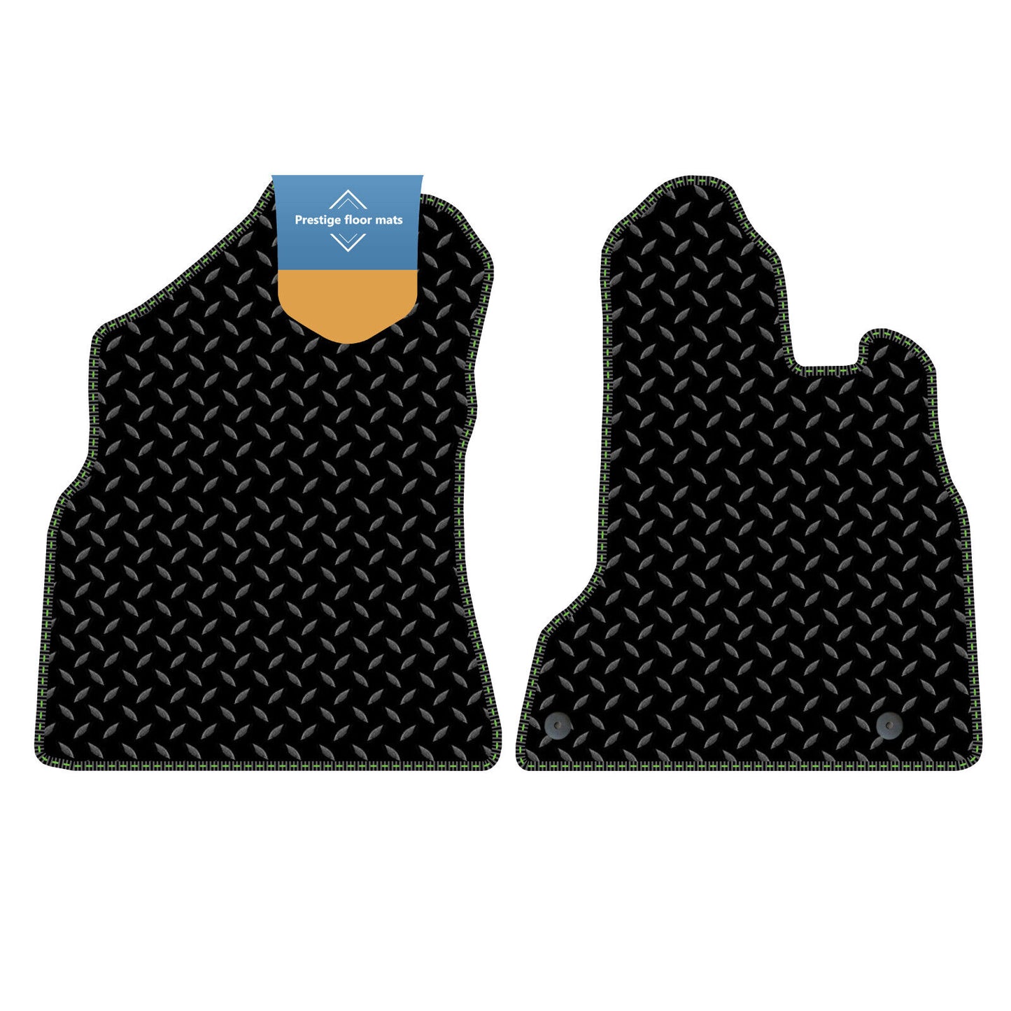 Fits Peugeot Partner 2008-2018 Black 3mm Rubber with Coloured Stitch Edge