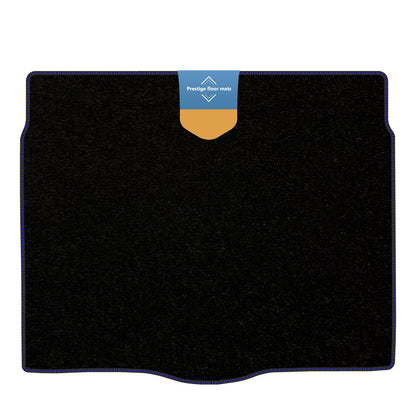 Fits Vauxhall Astra J 2010-2015 Boot Mat Black Carpet with Coloured Stitch Edge
